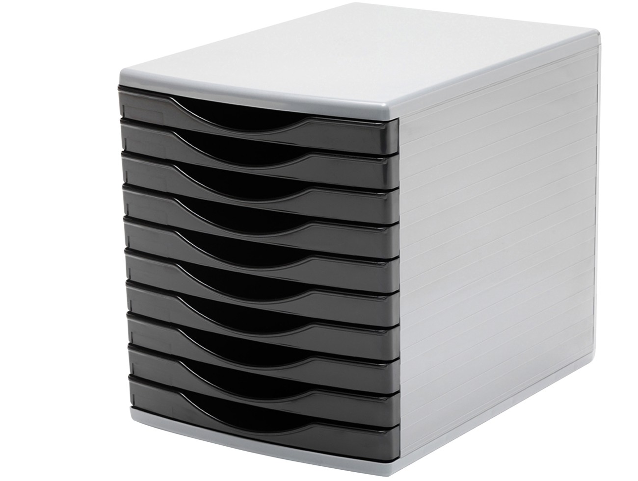 Deflecto Desktop Drawers Plastic Black 10 Drawers 29 X 40.3 X 33.7 Cm A4