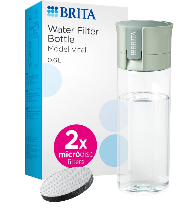 BRITA Wasserflasche Grün Vital