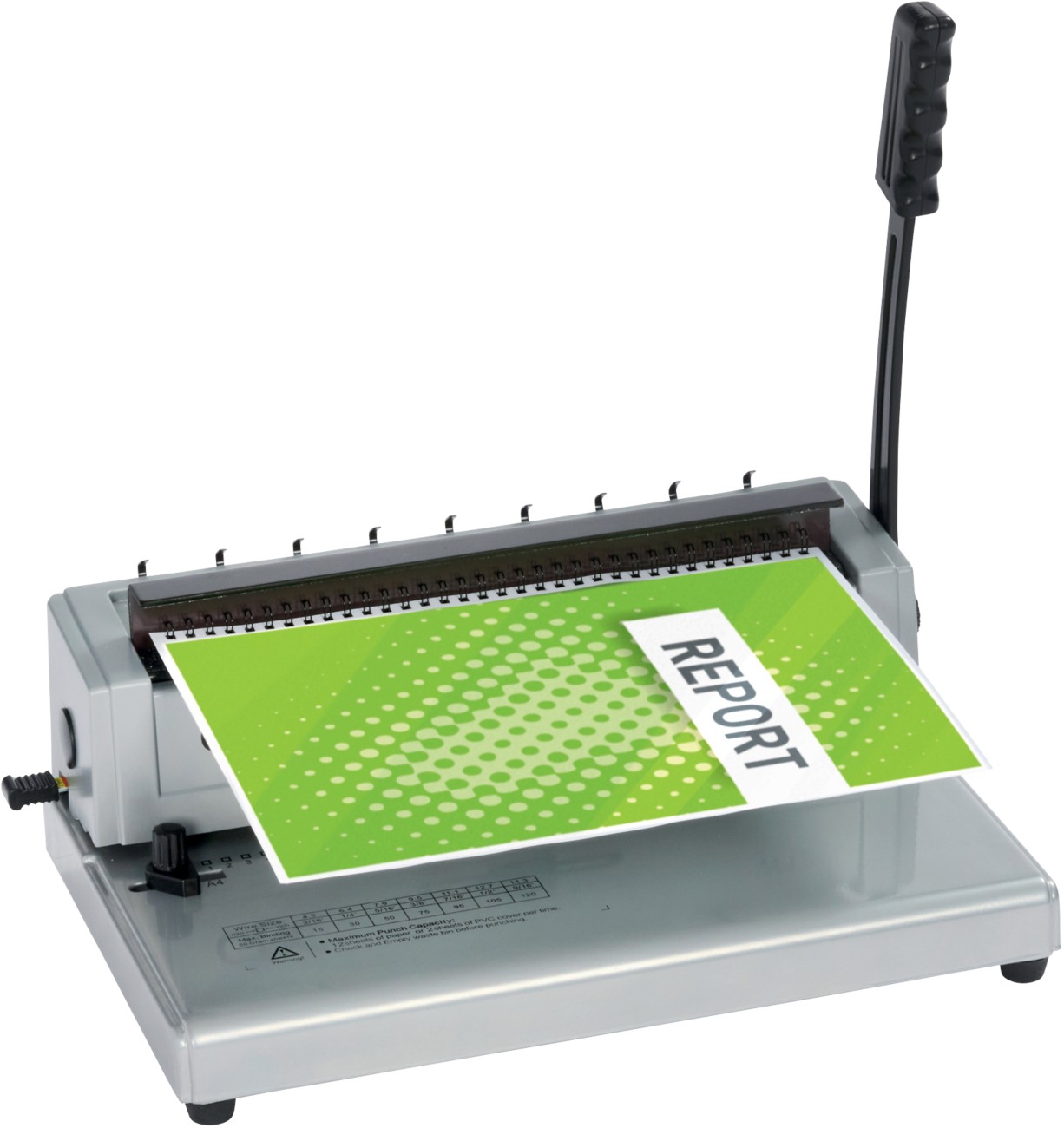 GBC W12 Manual Punch and Wire Binding Machine - Image 10
