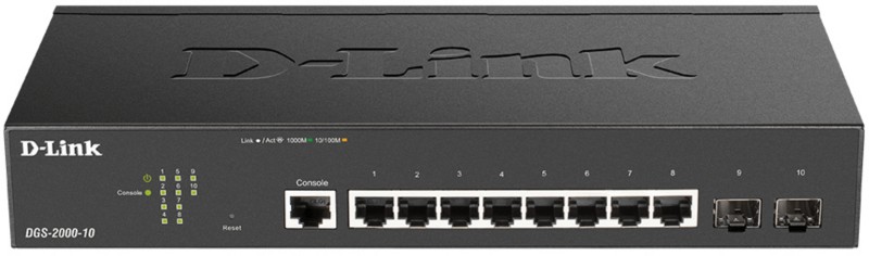 D-Link DGS-2000-10 Netzwerk-Switch Managed L2/L3 Gigabit Ethernet (10/100/1000) 1U Schwarz