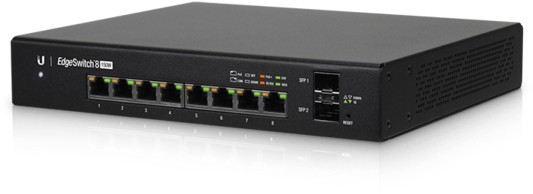 Ubiquiti EdgeSwitch 8 150W Managed L2/L3 Gigabit Ethernet (10/100/1000) Power over Ethernet (PoE) Schwarz