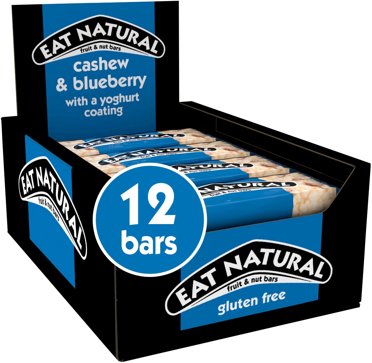 Eat Natural Snacks Blueberry, Cashew Breakfast Bar 40 G Pack Of 12