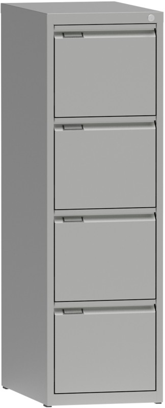 Metall Aktenschrank 4 Schübe 405 x 623 x 1.320 mm Grau
