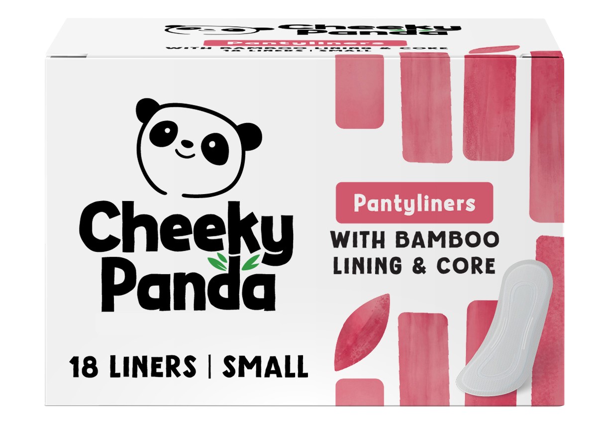 The Cheeky Panda Liners Bamboo Sanitary Pads Pack Of 18