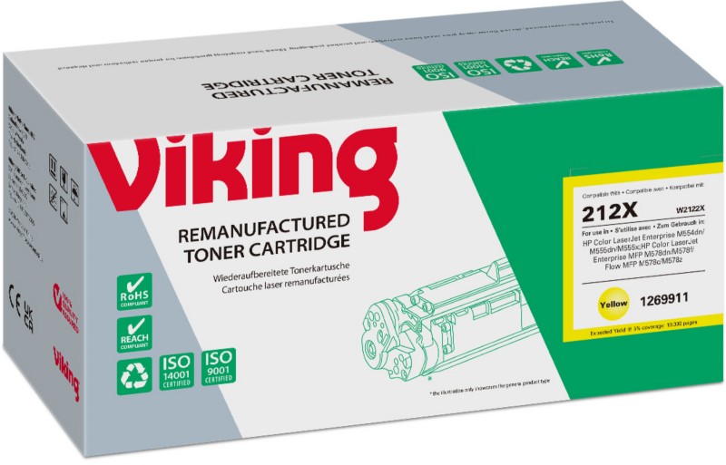 Viking W2122X Kompatibel HP Tonerkartusche Gelb