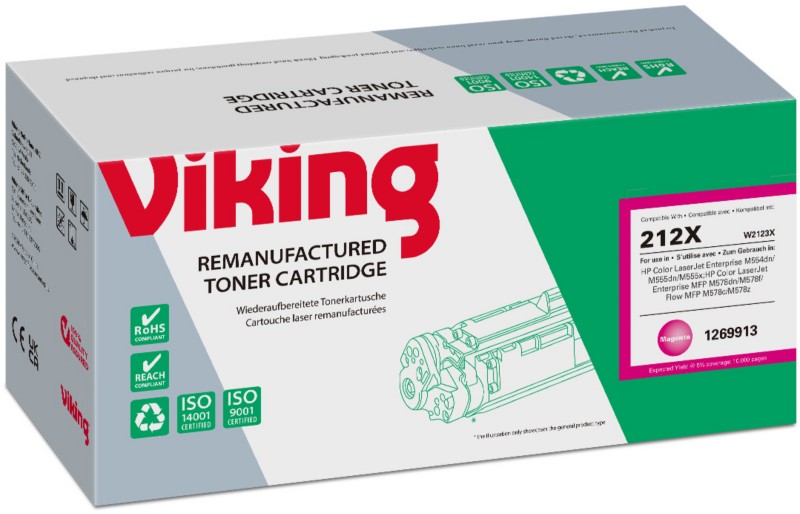 Viking W2123X Kompatibel HP Tonerkartusche Magenta