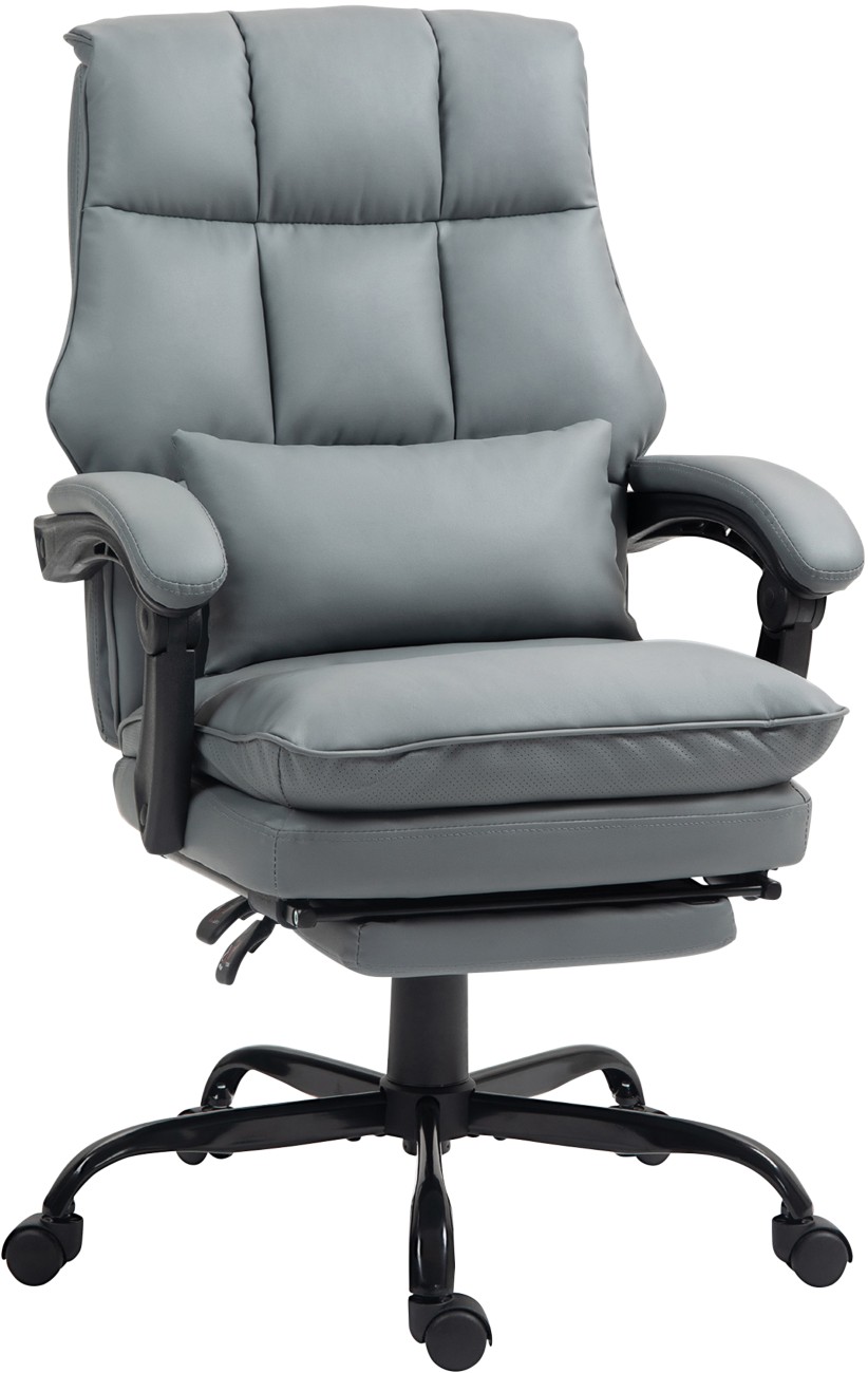Homcom Office Chair Basic Tilt Fixed Armrest Grey 120 Kg 921-797V70gy 620 X 670 X 1,150 Mm