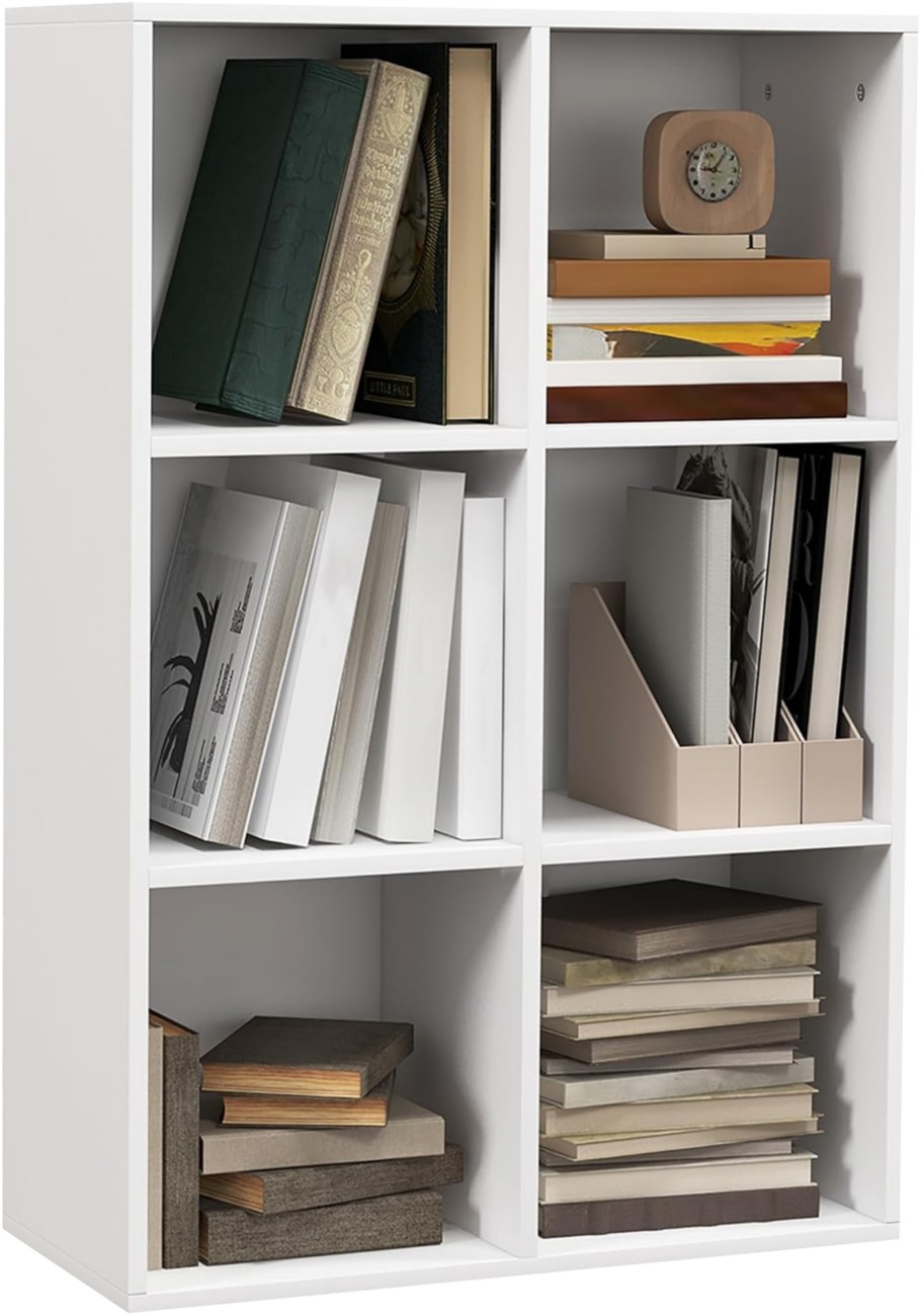 B&Q - Cubic Cabinet Bookcase Storage Shelves For Home OfficeWhite - Image 7