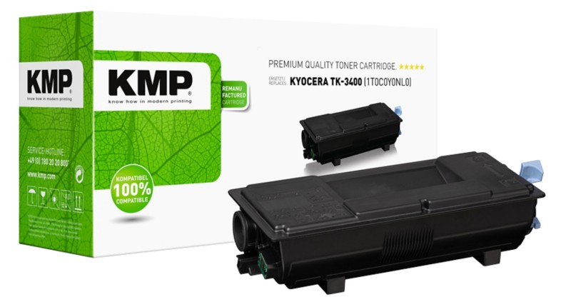 KMP 1T0C0Y0NL0 Kompatible Kyocera Tonerkartusche Schwarz