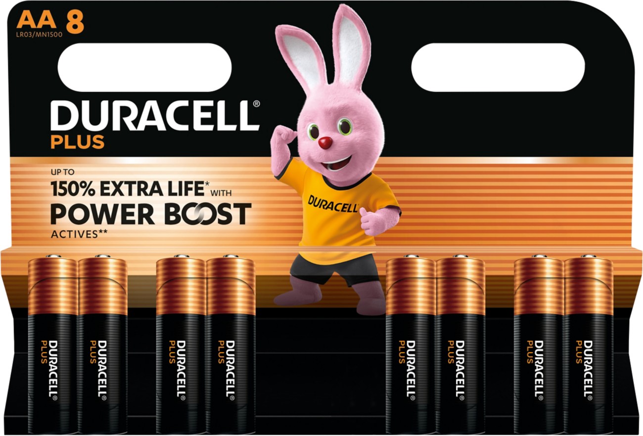 Thumbnail - Duracell Batterien Plus Power Boost AA LR6 Alkali 8 Stück