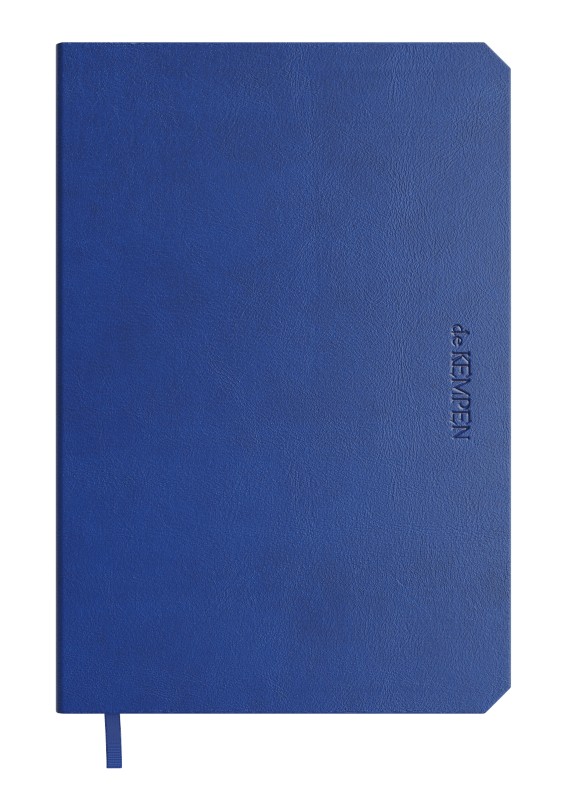 de KEMPEN Wochenplaner 2026 A6 1 Woche auf 2 Seiten Englisch Blau