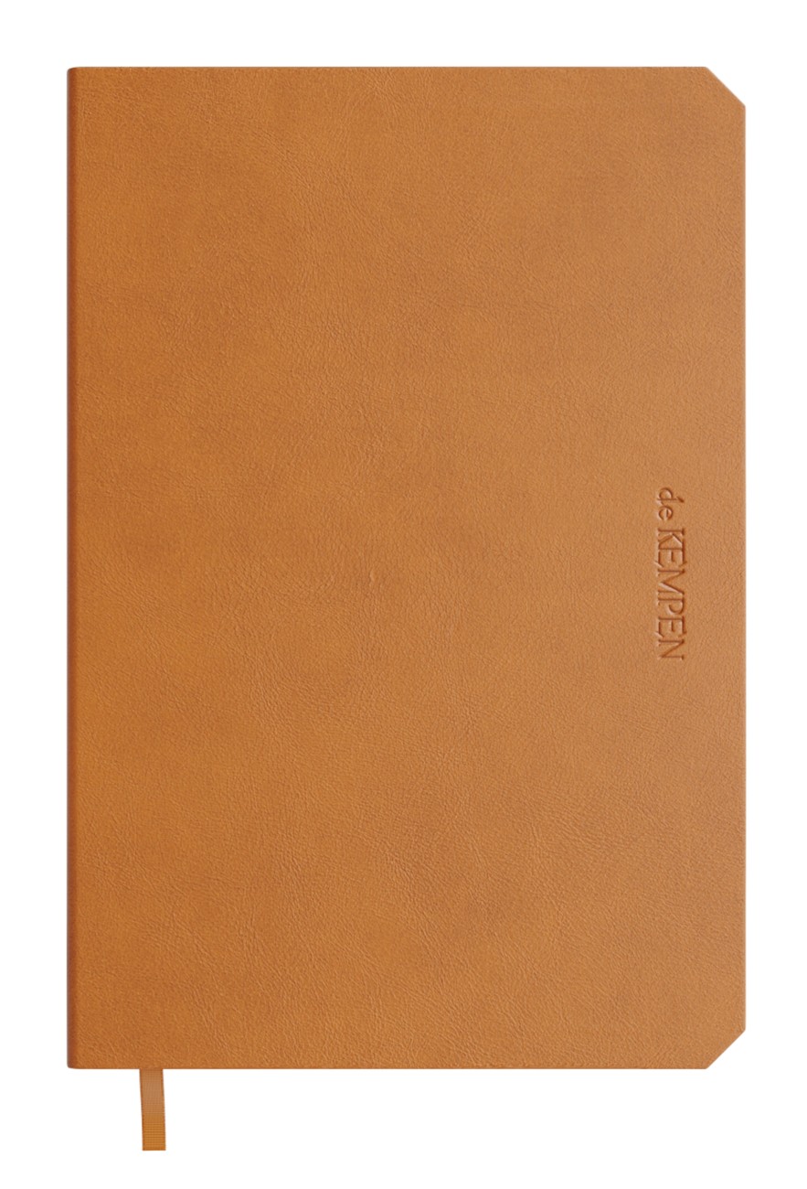 de KEMPEN Wochenplaner 2026 A6 1 Woche auf 2 Seiten Englisch Braun