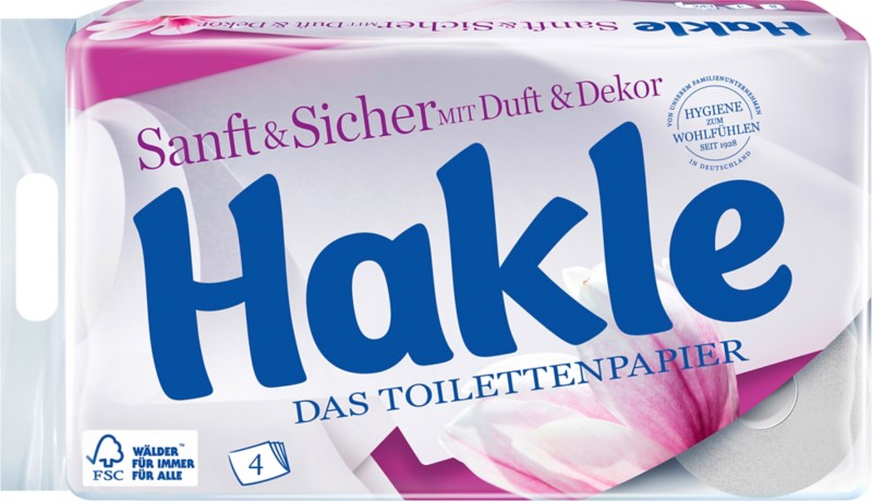Thumbnail - Hakle Traumweich Toilettenpapier 4-lagig 6874 2 Rollen à 130 Blatt