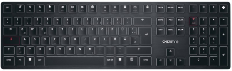 Thumbnail - CHERRY Kabellose Tastatur KW X ULP G8U-27000LTBDE-2 QWERTZ DE Schwarz