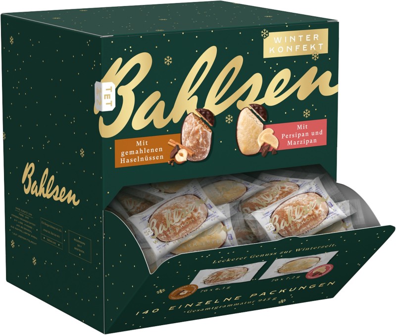 BAHLSEN Winterkonfekt 2 Sorten feines Gebäck ca.140 Stück