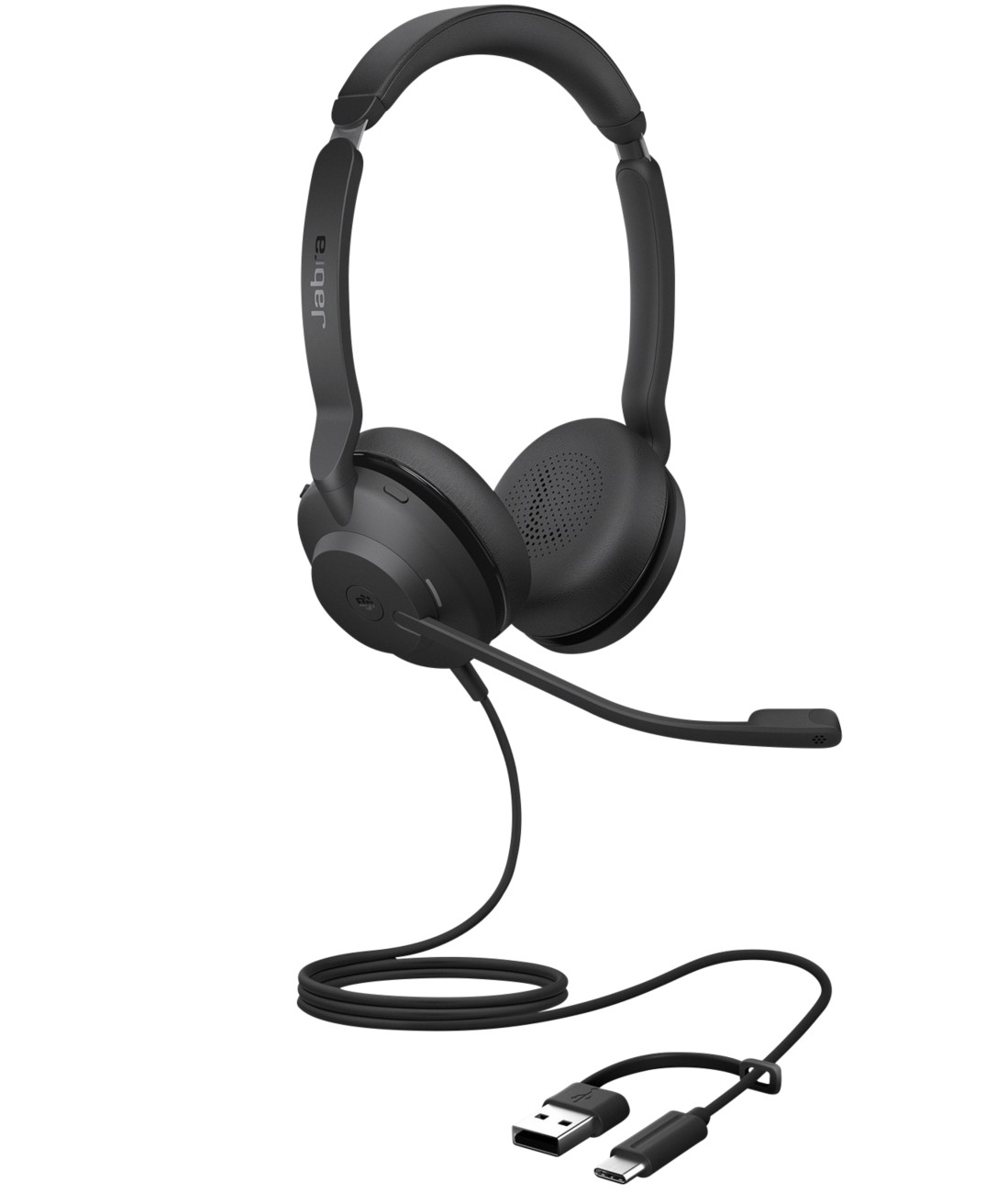 Jabra Evolve2 30 SE USB-C / USB-A Headset Black (23189-999-779) - Image 18