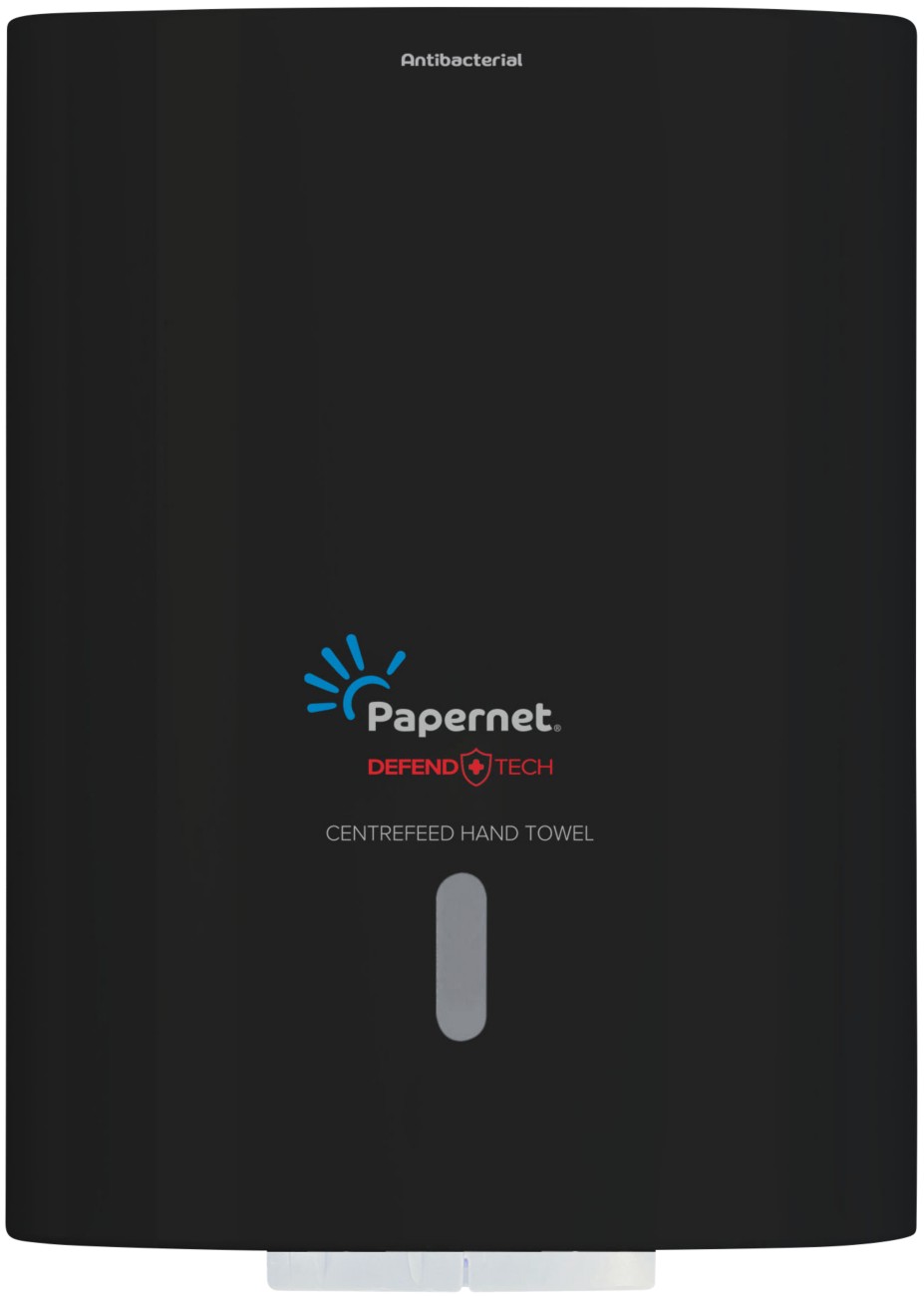 Papernet Defend Tech 417208 Falthandtuchspender Kunststoff Abschließbar Manuell Schwarz