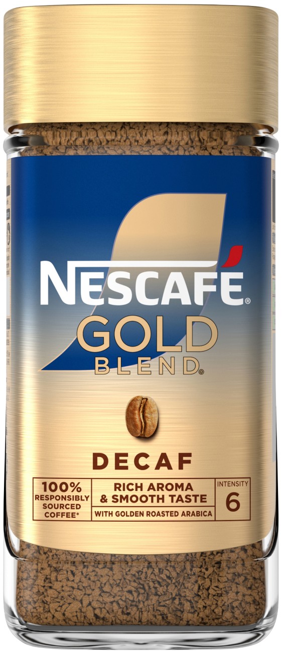 Nescafé Gold Blend Decaf Instant Coffee 190g | Pack of 1 | Rich aroma and smooth taste; golden roasted Arabica; intensity 6; decaffeinated coffee - Image 6