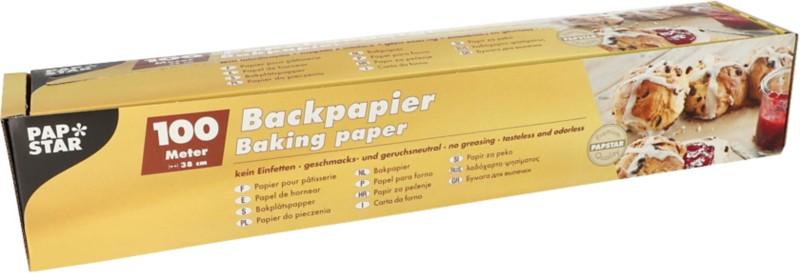 PAPSTAR Backpapier Papier Braun 100 m x 38 cm