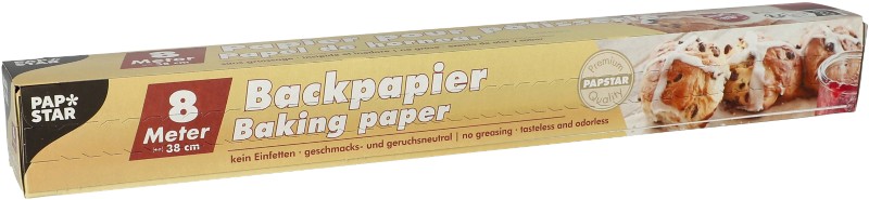 PAPSTAR Backpapier Papier Braun 8 m x 38 cm