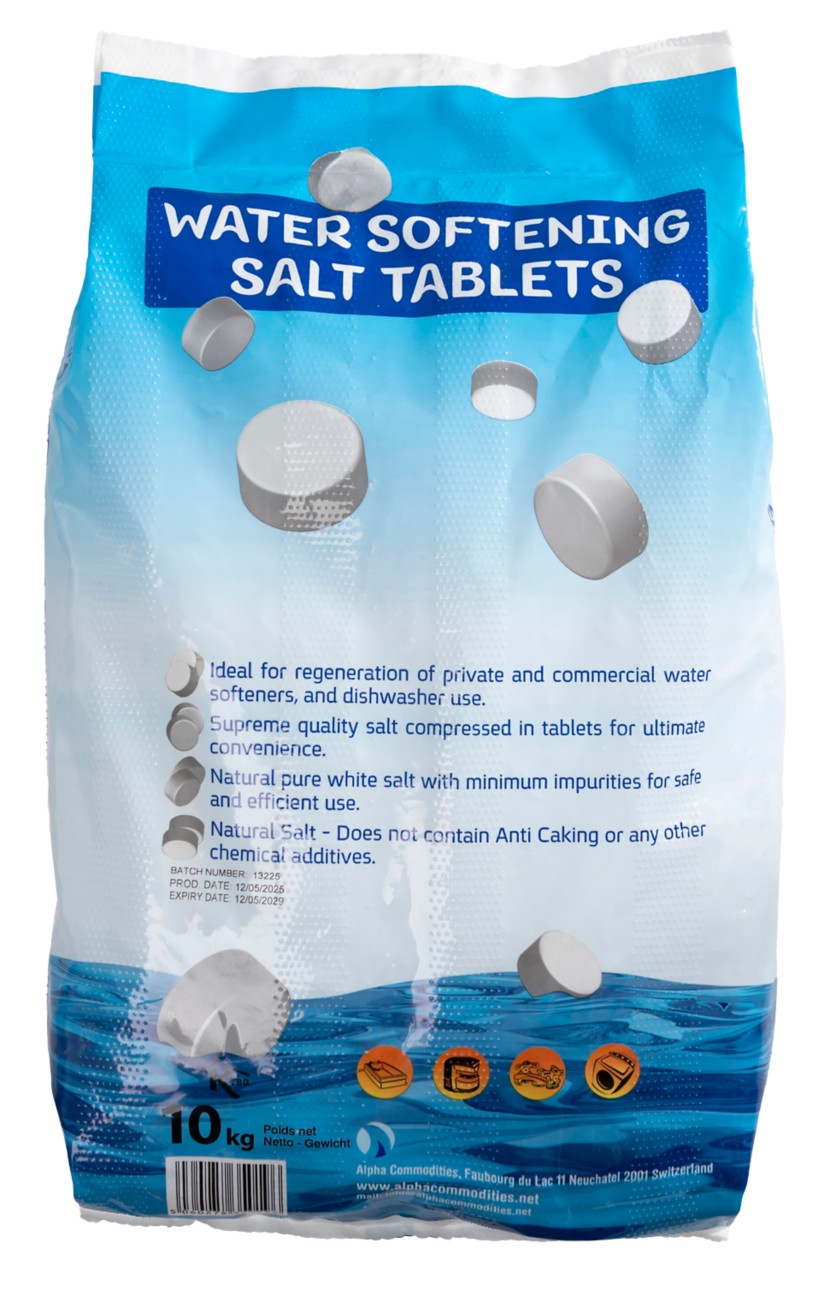 Dishwasher Salt Tablets for Dishwashers and water softeners 10 kg