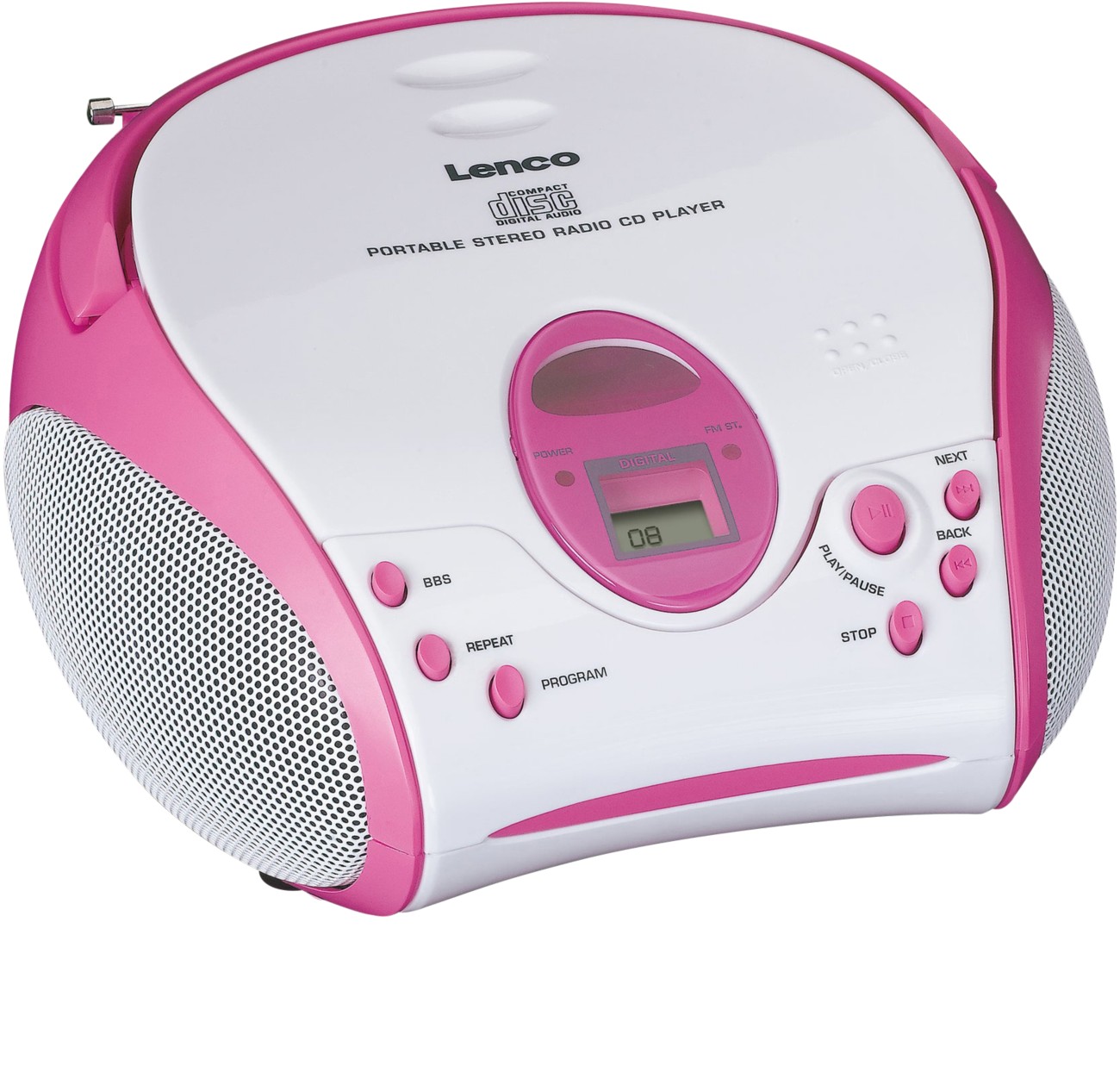 Lenco SCD-24PK kids Radio FM
