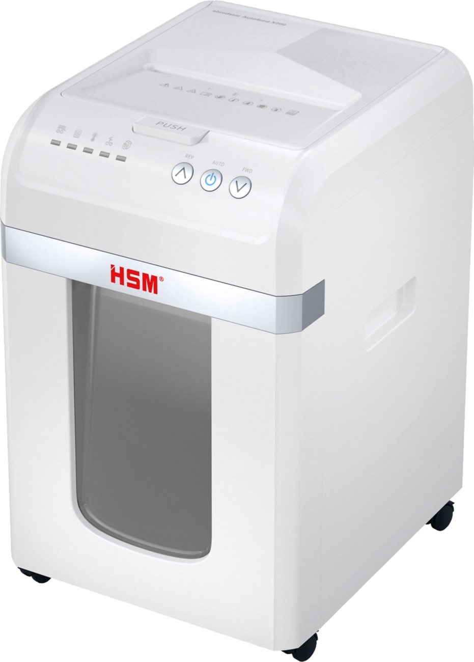 HSM Automatische Zufuhr Shredstar Aktenvernichter 12 Blatt Partikelschnitt Sicherheitsstufe P-4 30 L X200