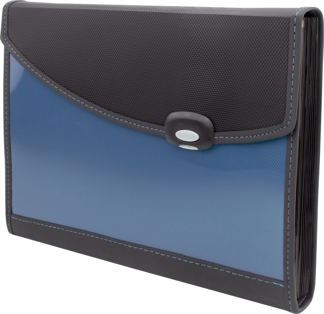 Rapesco Fächermappe 7 Taschen DIN A4+ PP (Polypropylen) Blanko Blau 0679