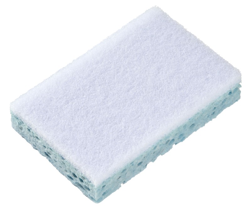 Sponrex 79 Viskose Scheuerschwamm 10 Stück Blau Weiß