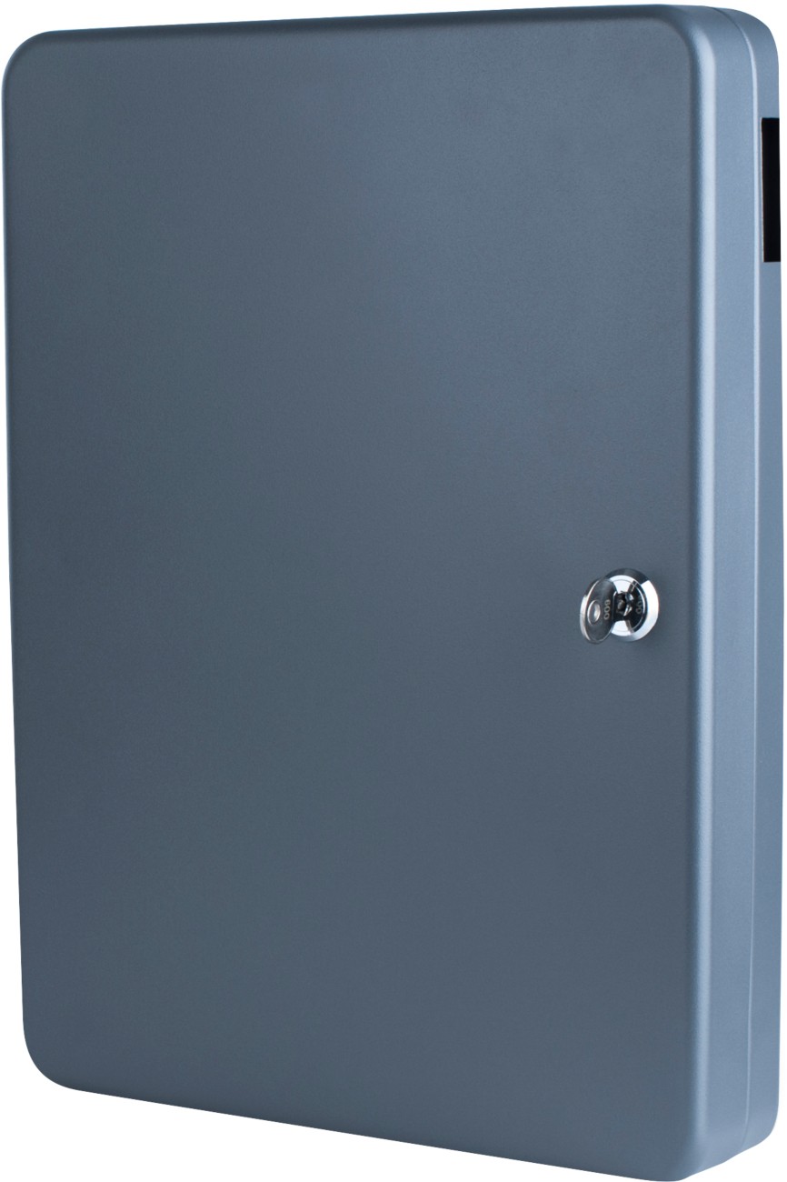 Pavo Key Cabinet 80 Hooks Combination Lock 8027057 Grey