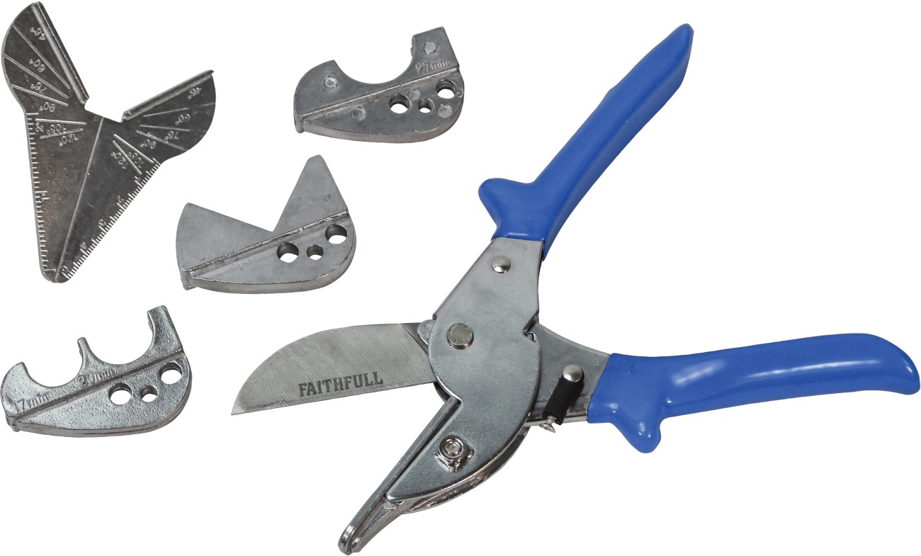 Faithfull Multi-Function Gasket & Pipe Mitre Shears Kit