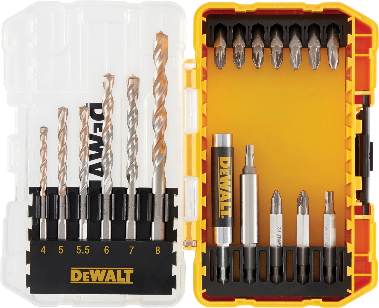 Dewalt Masonry Drill Bit Set Dt70712-Qz Set Of 19