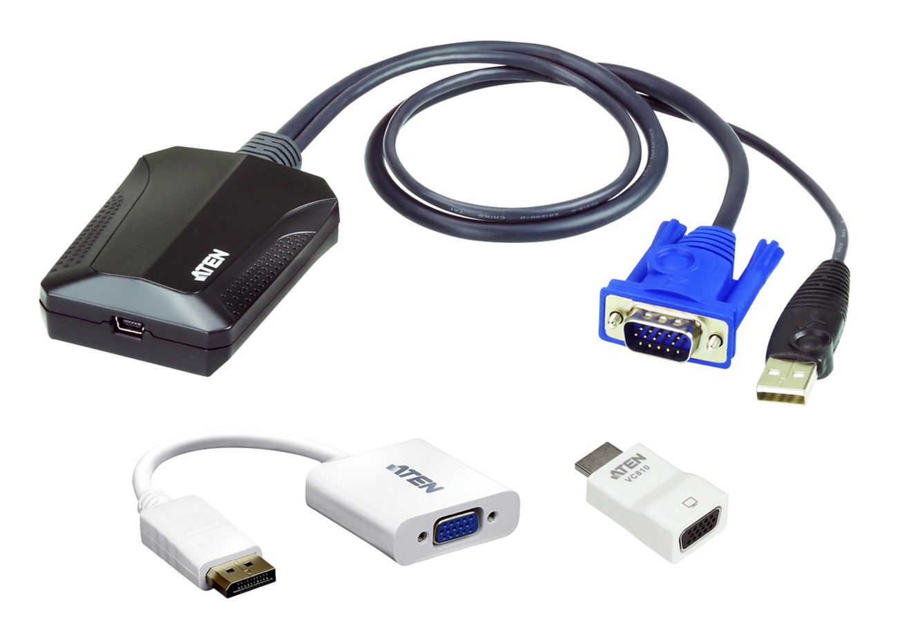 Aten Adaptor Vga Male Hdmi Black