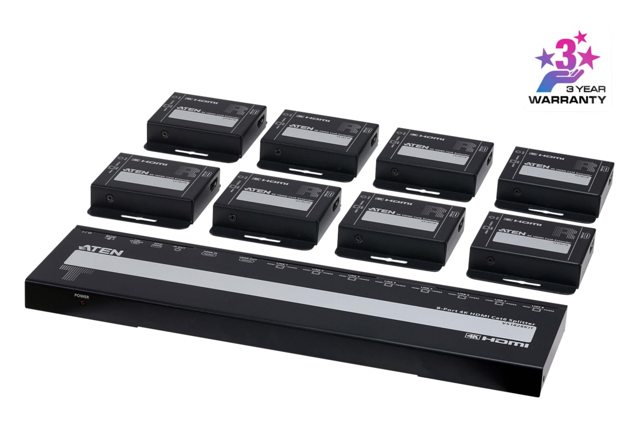 Aten Hdmi Splitter Black