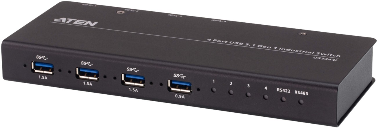 Aten 4 X 4 Usb 3.2 Gen 1 Industrial Hub Switch