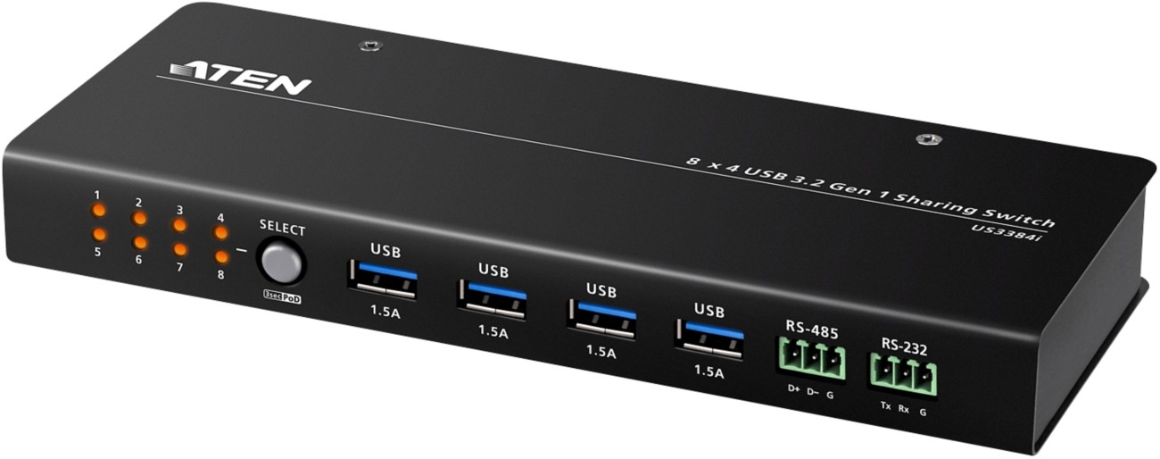 Aten 8 X 4 Usb 3.2 Gen 1 Sharing Switch