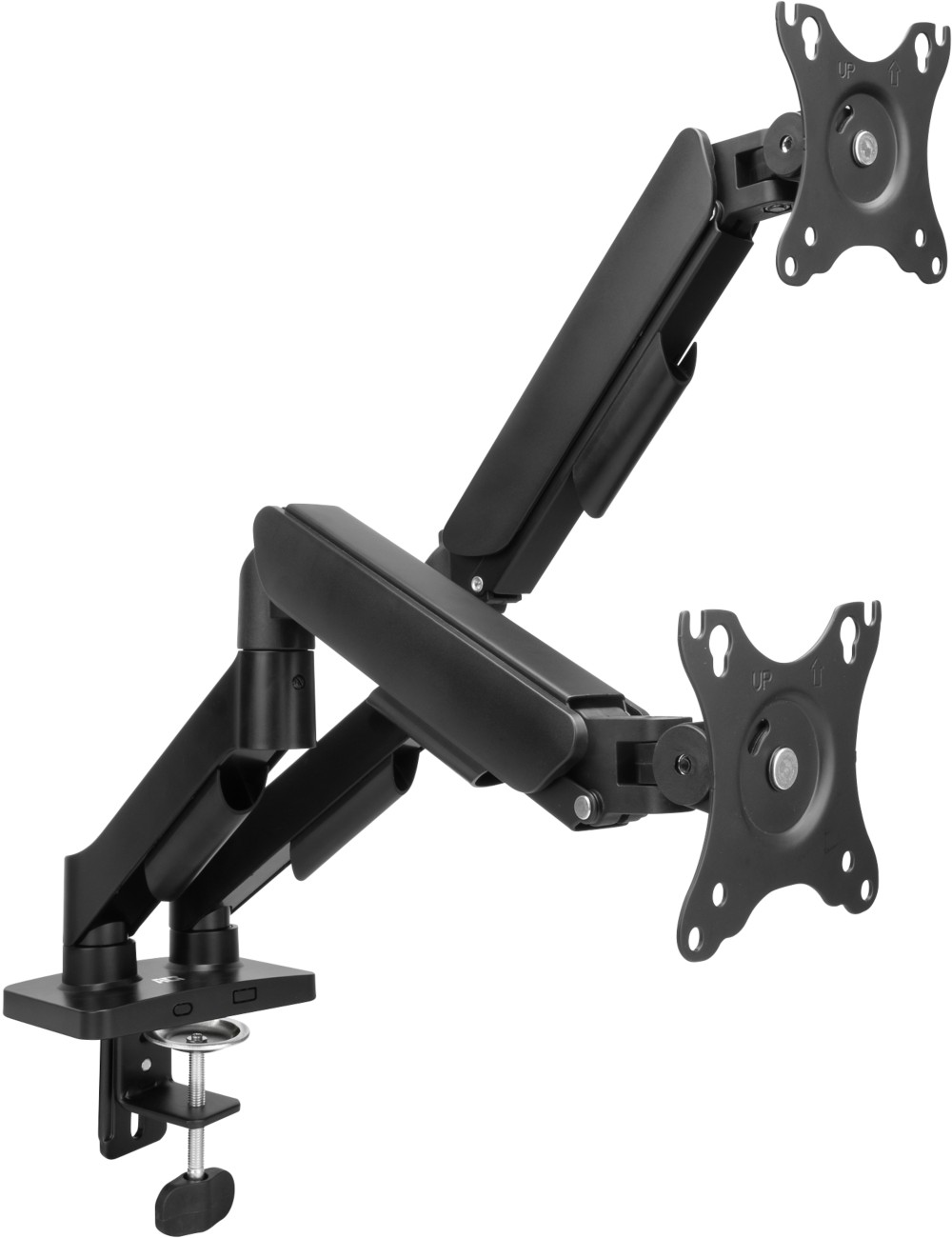 Act Ac8314 Dual Monitor Arm Height Adjustable 34 170 X 380 X 130 Mm Black