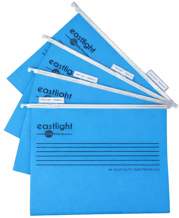 Eastlight Suspension File A4 15 Mm 220 Gsm Blue 25 Pieces