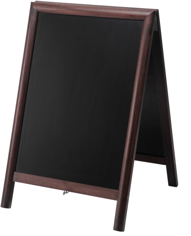 Thumbnail - SHOWDOWN Kundenstopper Holz Braun 55 x 85 cm