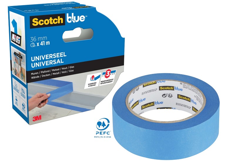 Scotch Abdeckband Blau 36 mm (B) x 41 m (L)