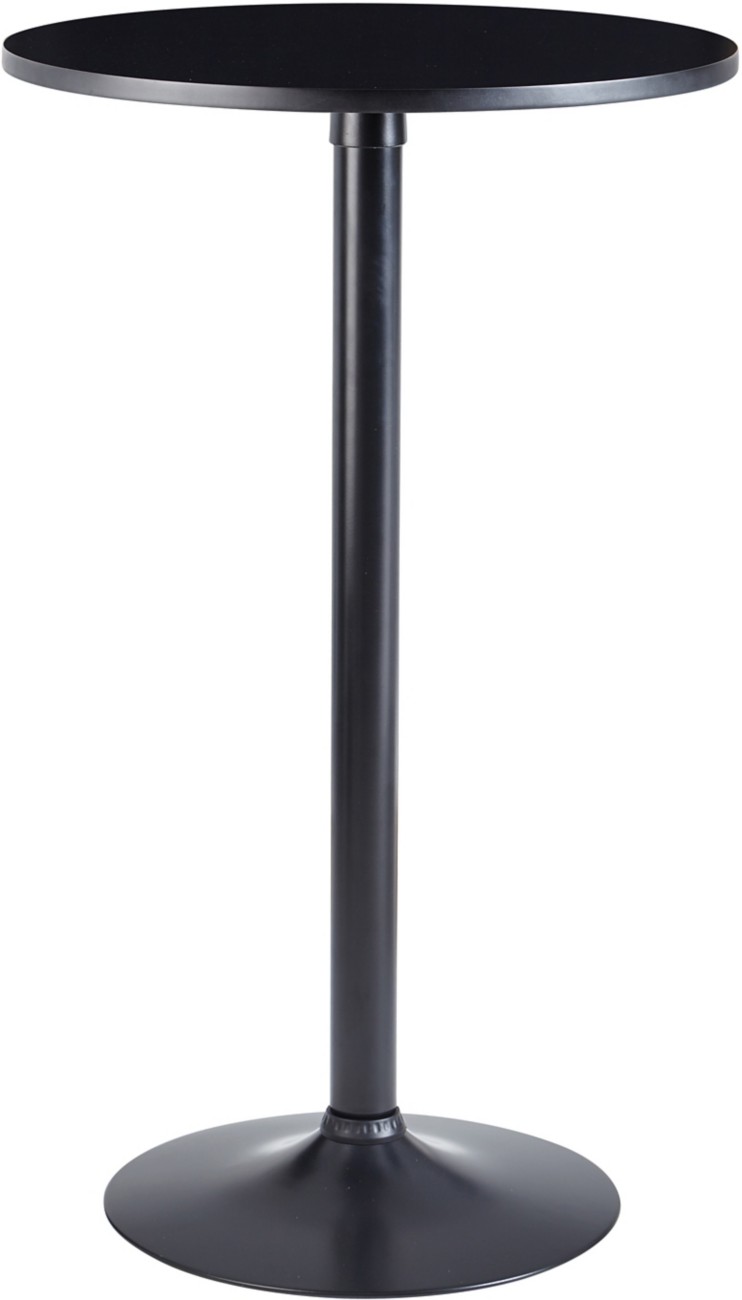 WOHNLING Stehtisch WL6.192 Schwarz Metall 60 x 100 cm