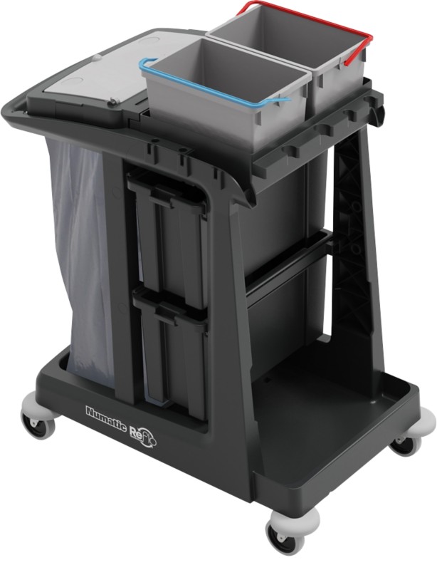 Numatic ReFlo ECO-Matic E M2 Reinigungswagen mit 2 x 10 L Eimer