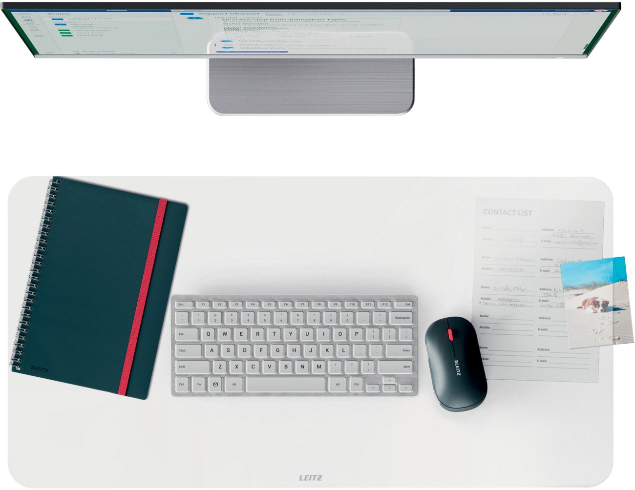 Leitz Large Desk Mat 53810003 Transparent Matt 70 X 36 Cm Pvc (Polyvinyl Chloride)