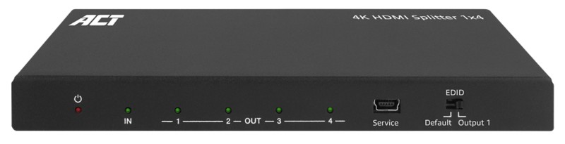 ACT 4K HDMI Splitter 1 in 4 out EDID Unterstützung