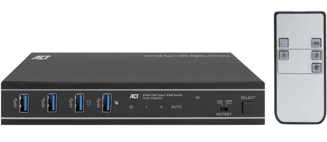 ACT Universeller gesicherter KVM-Schalter 1273764