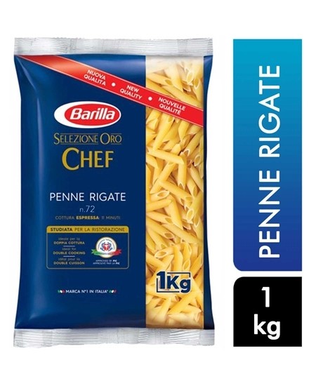 Barilla Selezione Oro Chef NO.72 Nudeln Pennette Rigate 1 Kg