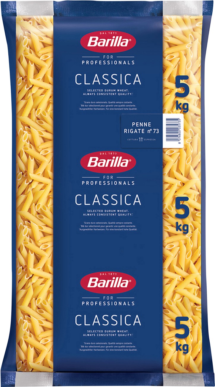 Barilla NO.73 Nudeln Penne Rigate 5 Kg 1273789