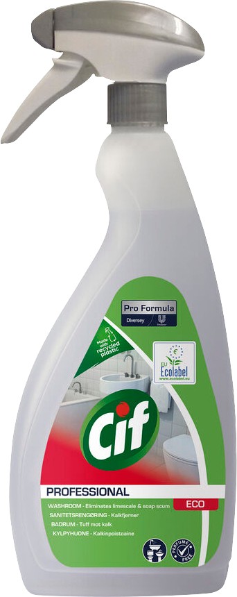 Cif Professional Washroom Cleaner Liquid Non Scented 750 Ml