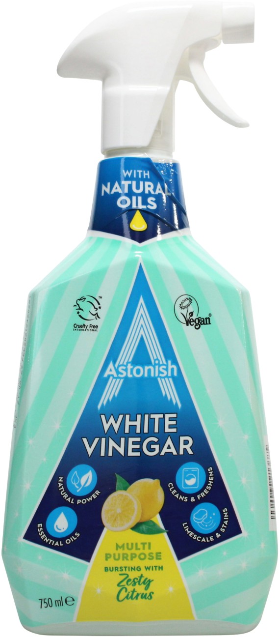 Astonish Triggers White Vinegar Cleaner Spray 750 Ml