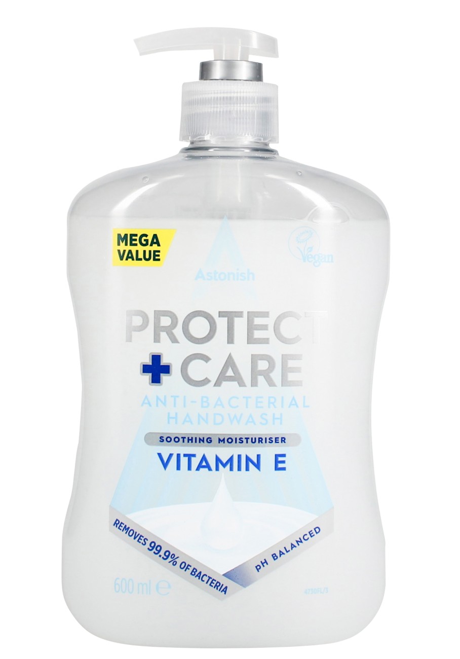Astonish Protect + Care Hand Wash Vitamin E 600ml x3 Antibacterial - Image 9